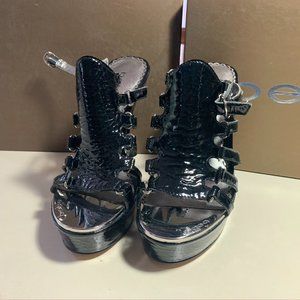 BEBE Women’s Black Platform 8.0 High Heels Brand New in Box.  Size 8 (NWT)